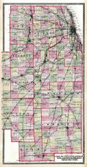 Counties - Cook, Du Page, Kane, Kendall, Will, Grundy, Kankakee, Iroquois and Ford, Kankakee County 1883